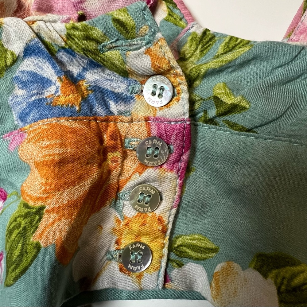 [FARM Rio] Beaded Floral Halter Top - Picture 7 of 11